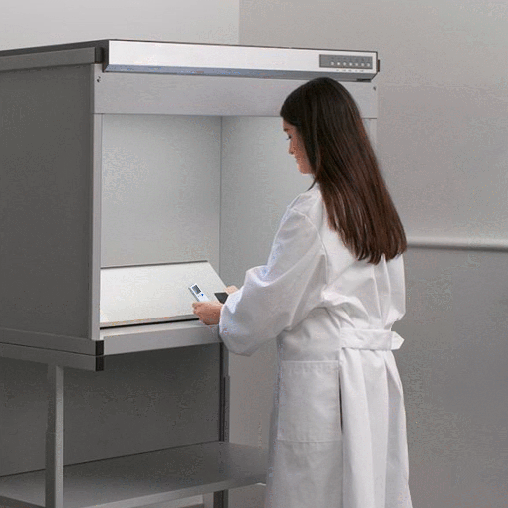 Calibração de Cabine de Luz